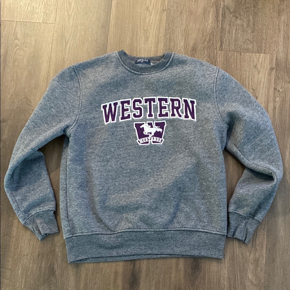 Western University Crewneck Sweater - Small #1